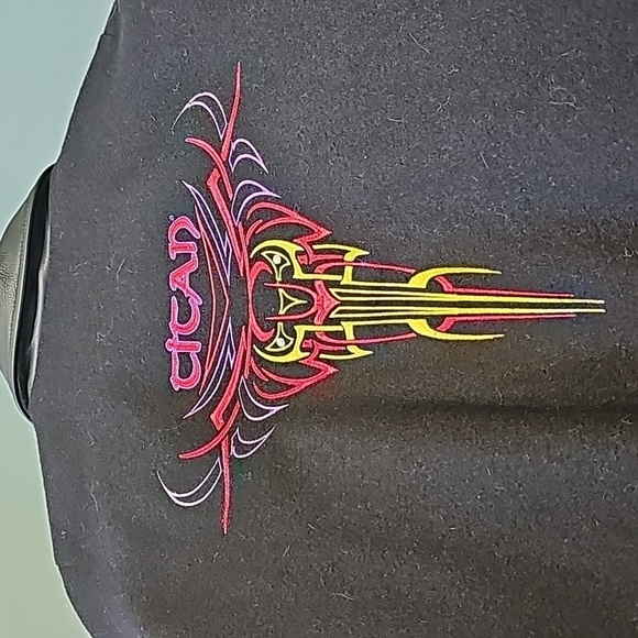 Rottweiler motercycl bomber 100 % leather wool mens MEDIUM jacket. EXC… - Picture 8 of 16